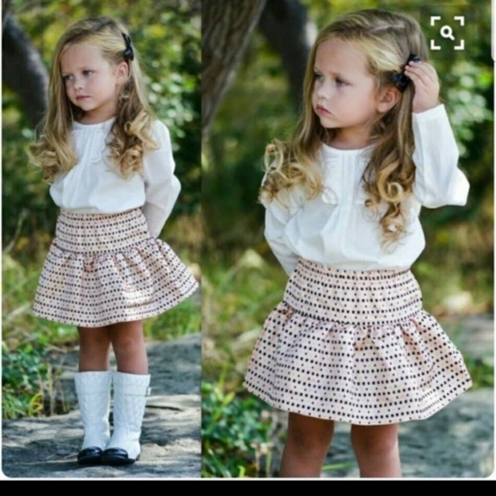 🔴ON SALE! NWT Kardashian Kids polka dot skirt (D20) - Picture 2 of 10